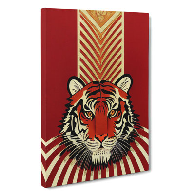 XC1022-4673X Tiger Art Nouveau No.1 - Wall Art