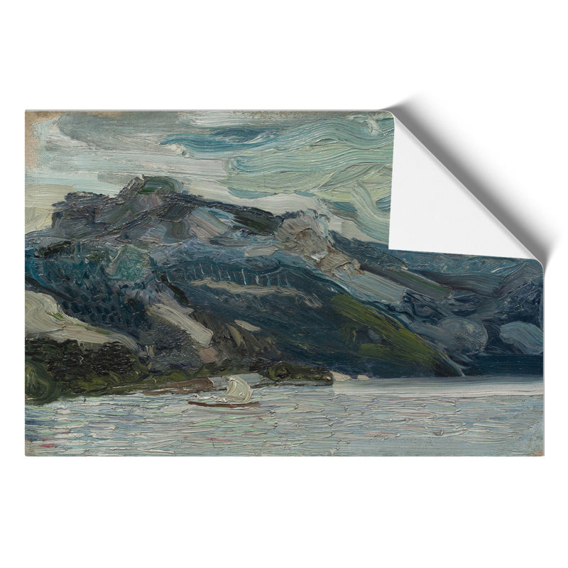 Lake Traun with Mountain by Richard Gerstl - Frameless Print, 42cm H x 59cm W x 0.1cm D