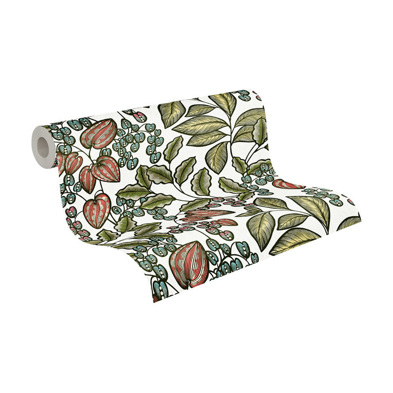 Rouleau de fleurs Leif, Blanc