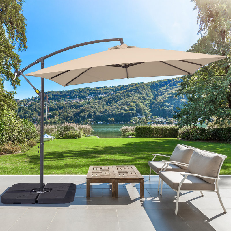  Parasol carré 98,4 po, Sable