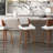 Benedek Swivel Upholstered Counter Stool-521550296