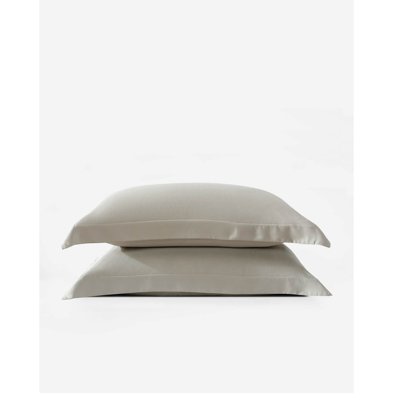 Natural Premium Bamboo Sham Set, King Sham, Fig