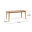 Ensemble de salle à manger d'extérieur moderne 7 pièces avec chaise empilable