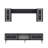 Modern TV Unit with Wall Shelf, 59.1 x 17.6 x 11.6 inches | 100% Melamine Coated Particle Board, 0.7 inches Thick | Features Numerous Shelves, Wall-Mountable Design, Stylish & Functional-617406559-617406556