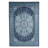 7x10 Navy and Ivory Turkish Antep Rug
