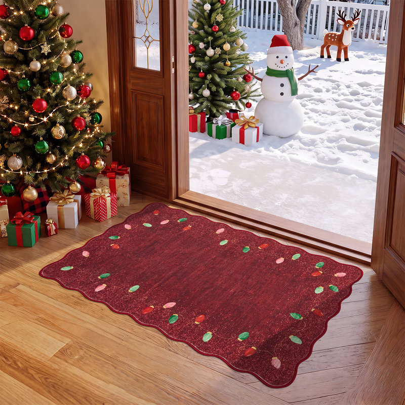 Washable Area Rug, 60*100cm