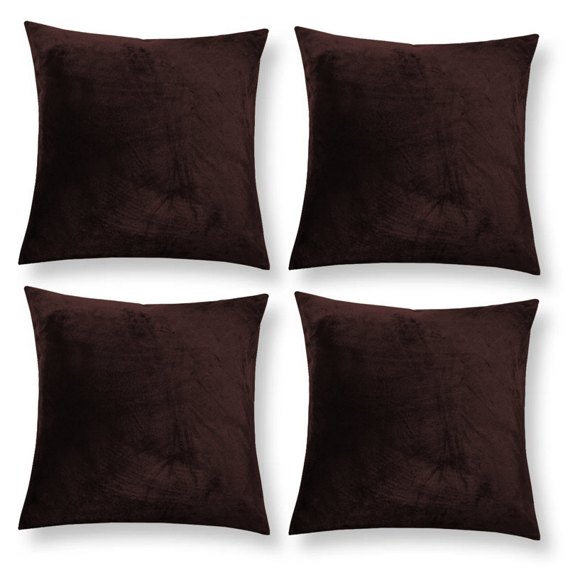 Square Scatter Cushion Cushion Cover, Brown