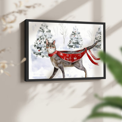 «Chirstmas Art» -XXCII-Reproduction encadrée - Restickable