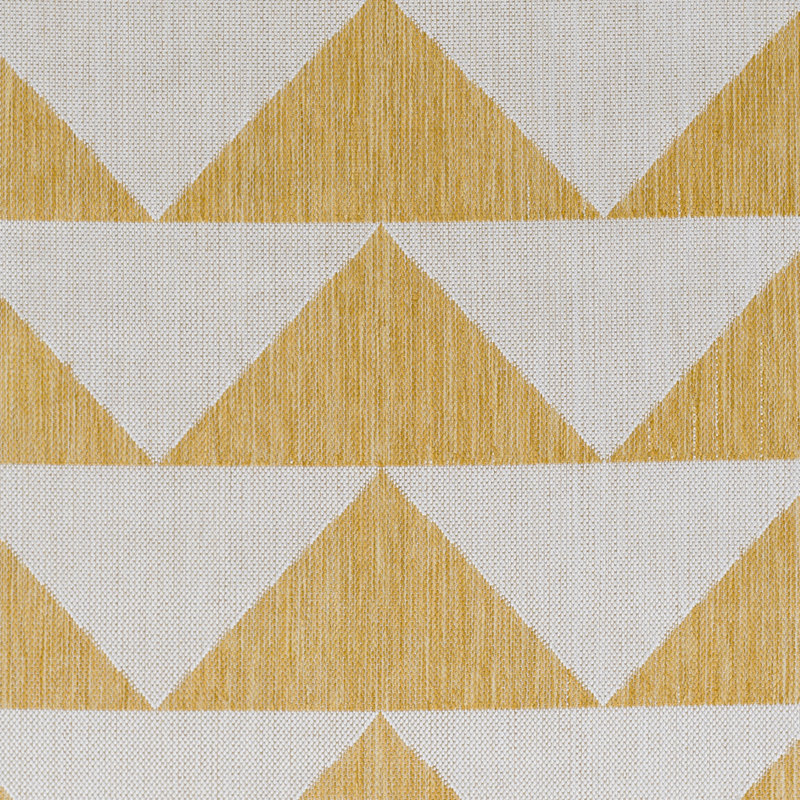 Aminat Geometric Indoor / Outdoor Rug, Rectangle 6'7" x 9'