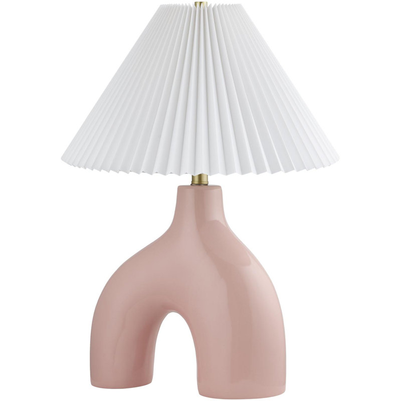 Lampe de table Tandria, Rose