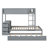 Twin-Over-Twin Bunk Bed With Twin Size Trundle, Storage And Desk, Gray-324653172