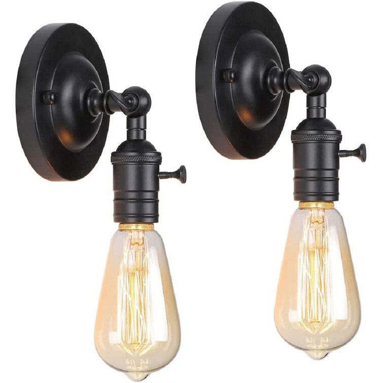 Zendejas 1 - Light Black Armed Sconce