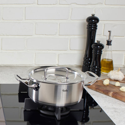 Fissler Original-Profi Collection Stainless Steel Rondeau with Metal Lid