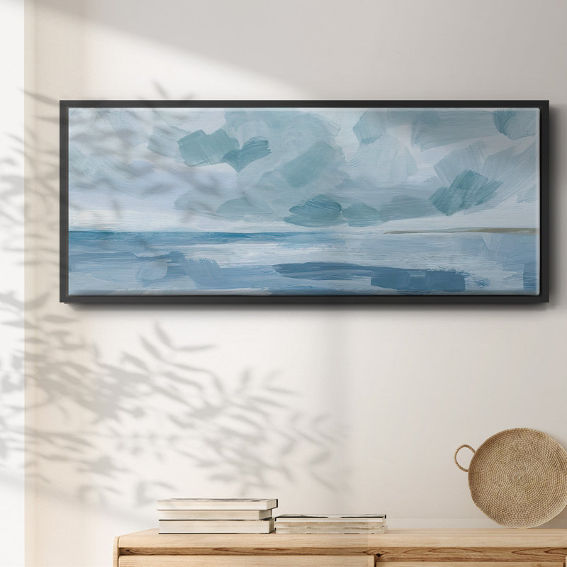 Calm Seascape II- Framed Canvas