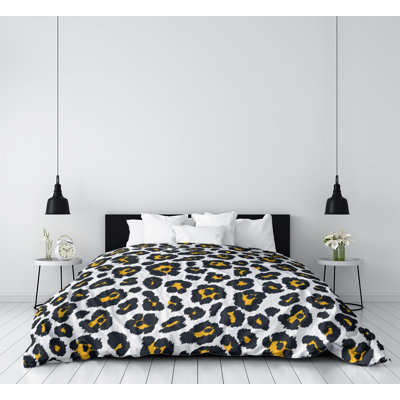 Polyester Animal Print Duvet Cover