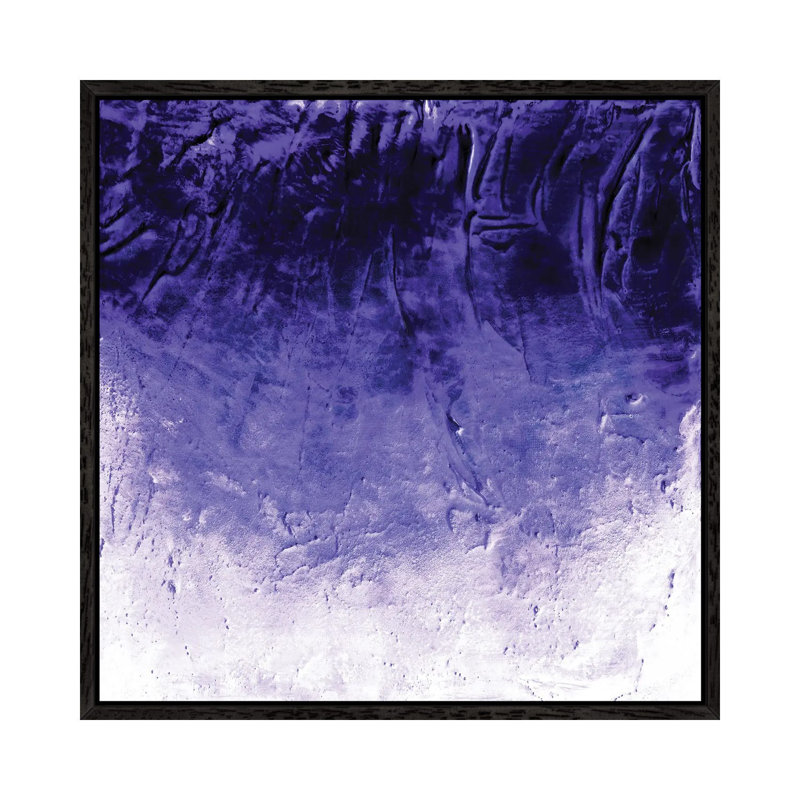 Beneath The Veil III, Violet Purple Inverted Bold by Julia Di Sano - Floater Frame Gallery-Wrapped Canvas Giclée on Canvas