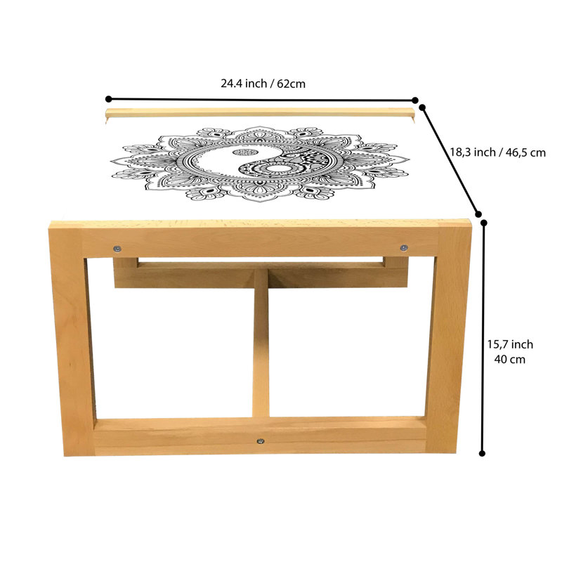 Jakiel Sled Coffee Table, 62cm H x 46cm W x 40cm D