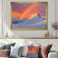 Rainbow Over The Snowy Peaks II - Rainbow Large, art mural-1094543177-1094543184