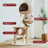 Ezlyn Handwoven Bird Nest Cat Tree with Cat Hammock, Braided Cat Condo, Cat Tower for Large Cats with Scratching Posts