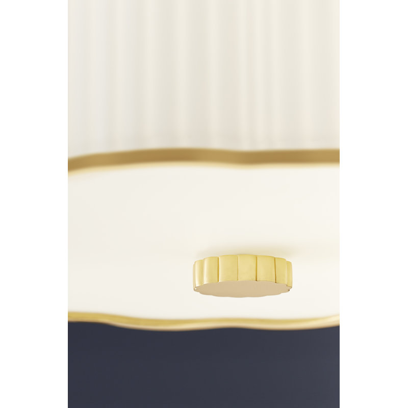 Tresdoux™ Semi-Flush Light, Polished Brass