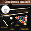Table de billard 7,5 pi avec porte-queues et accessoires Barrington Billiards Blackstone