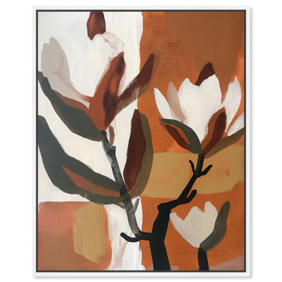 Timeless Brownstone Fall Flowers by Art Remedy