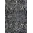 One-of-a-Kind Rectangle 8'11" x 12' New Age Rectangle Cotton and Silk Area Rug in Black