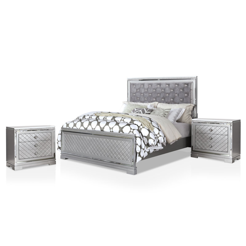 Ensemble de chambre à coucher 3 pièces Galarraga