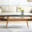 Table centrale Table basse 100% bois massif Plateau supérieur Table basse Largeur 100 x Profondeur 50 x Hauteur 44 cm Bureau d'étude Travailler de la maison Facile à assembler Bois naturel avec tablette de rangement-442737315