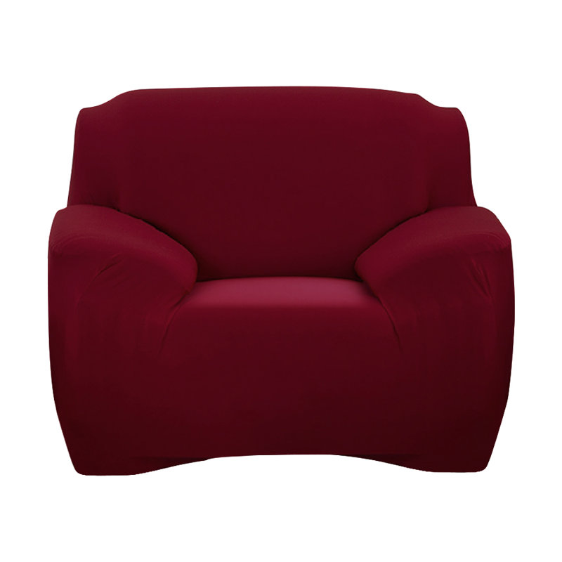 Housse pour canapé extensible 3 places, Bourgogne, H 45 po x l 55 po x P 30 po