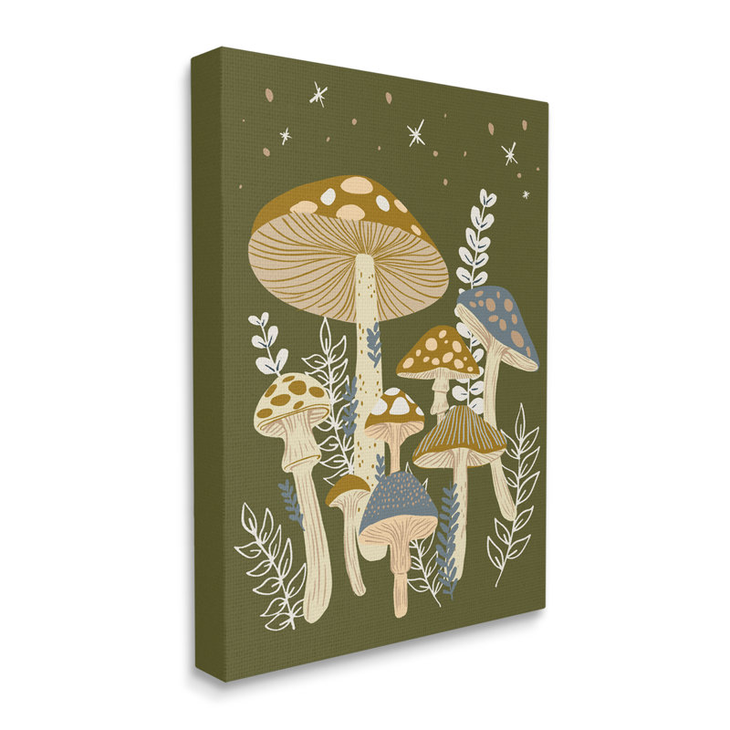 "Au-786-Canvas, champignon fantaisiste, nature sur toile" par Ziwei Li, impression, H 40 po x l 30 po x P 1,5 po