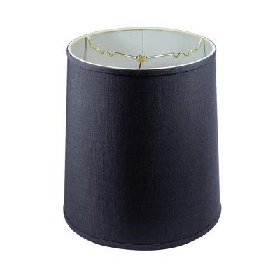 Abat-jour tambour en soie / shantung 15 "H (araignée)