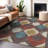 Premium Machine Washable Lisse Brown Rug-1606422940