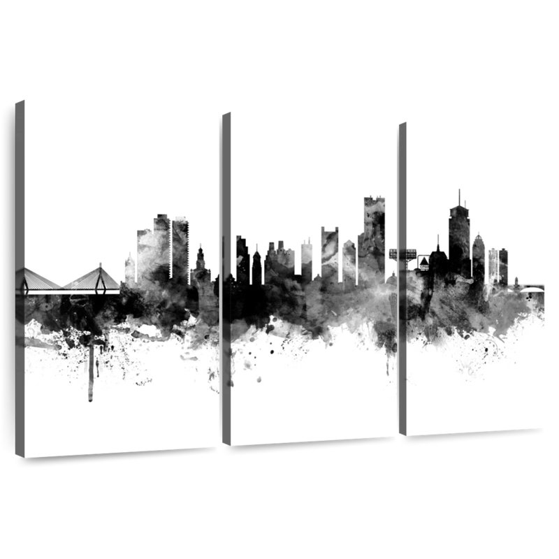 Rorry Boston Massachusetts Skyline V, 42" H x 65" W