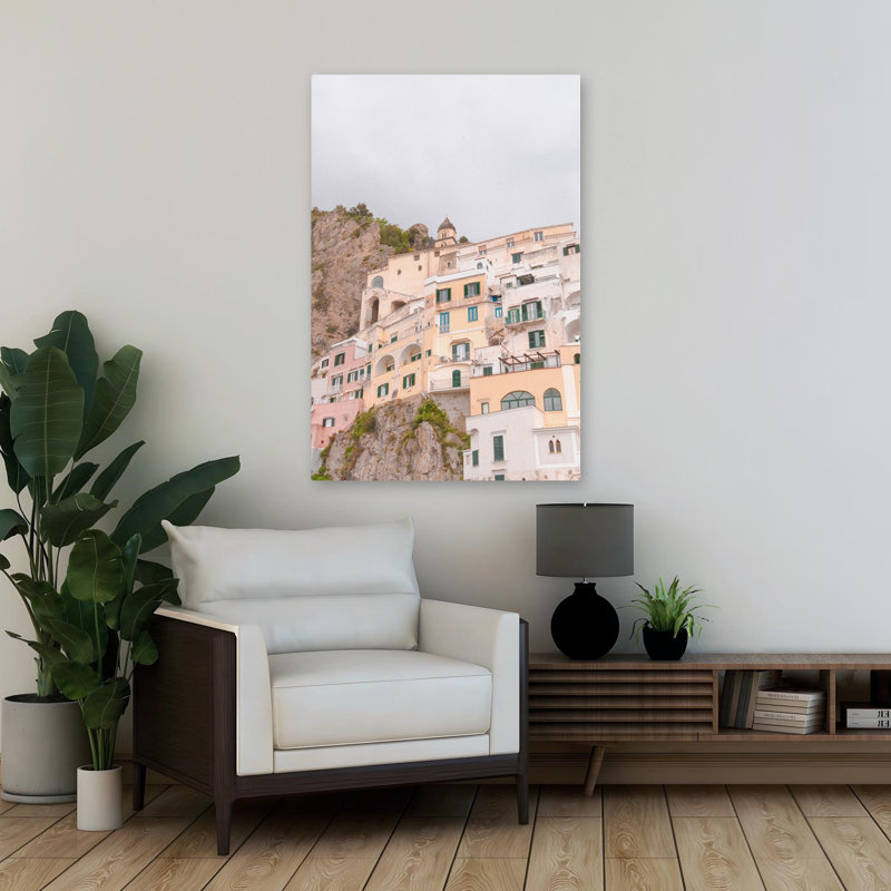 Photographie de paysage urbain contemporain bord de mer, H 36 po x l 24 po