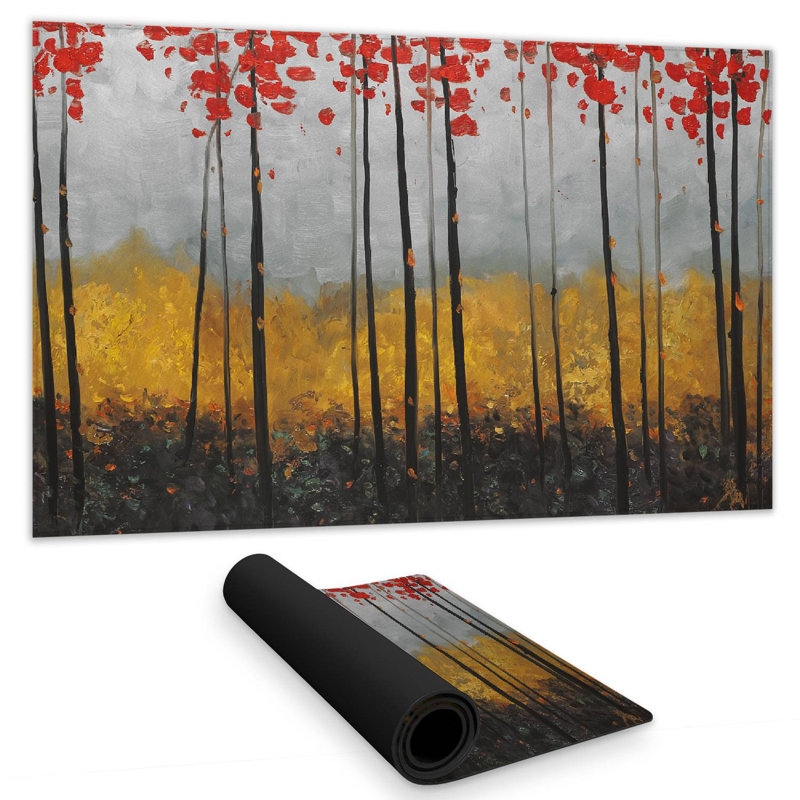 Abstract landscape - 14.00"x24.25" Desk mat