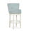 Lind Island Swivel Upholstered Bar Stool with Solid Wood Frame
