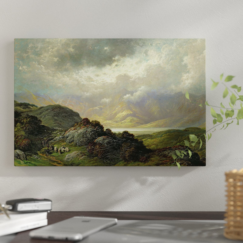 « gaélique landscape », impression sur toile, H 26 po x l 40 po x P 1,5 po