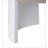 Oak and White High Gloss 1-Drawer Coffee Table