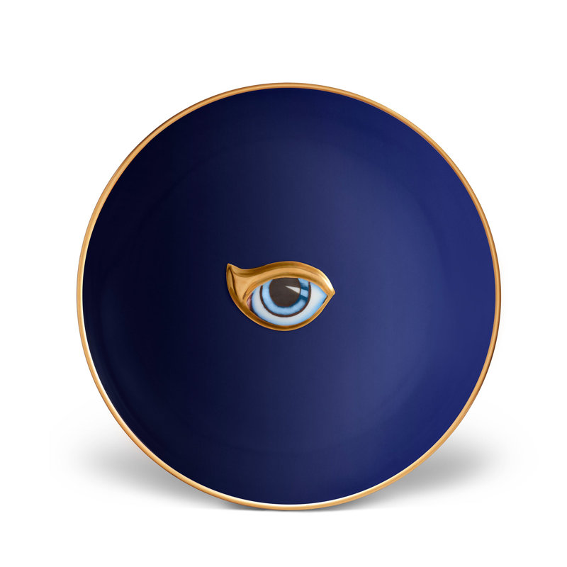 LITO CANAPE PLATE - EMERALD, Blue
