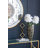 Table Decor  Set of 2  14" x 5" x 3"  Gold/White