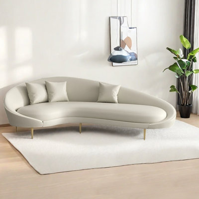 Light luxury style technology leather lounge chair by Your Favorite Celebrities