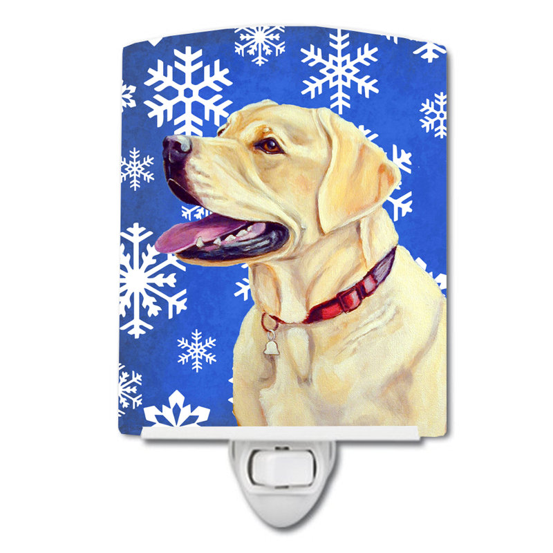 Éclairage pour nuit en céramique par l’irish, Labrador beige