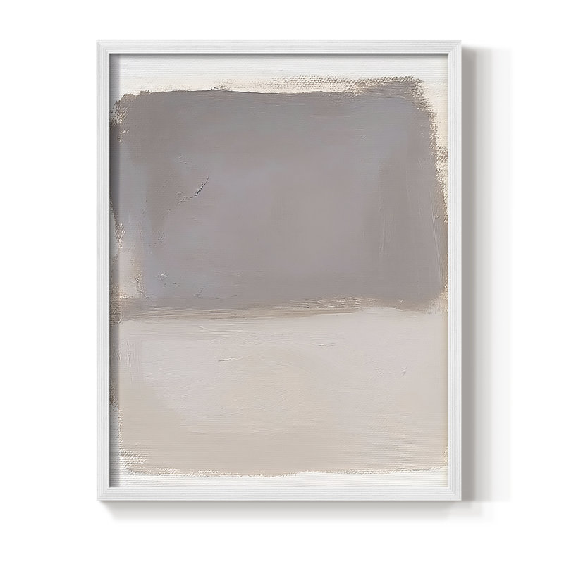"ABSTRACT Series DCCLXII" par J Paul, Blanc / Blanc, H 15 po x l 12 po