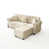 Beige et blanc