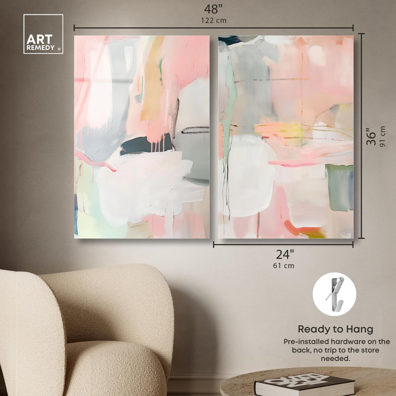 Oasis Minimalist Room Art , H 36 po x l 48 po