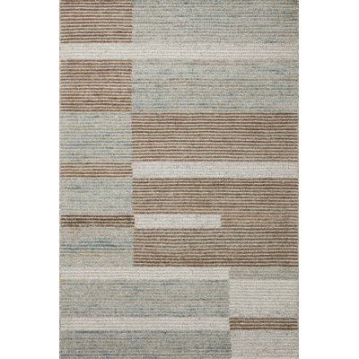Breelee Wool Geometric Indoor Rug