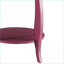 Table basse mauve ronde avec pieds en cabriole et amp; Tablette inférieure, peu encombrante pour le salon