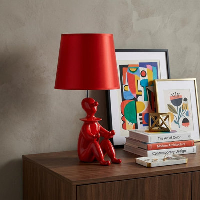 Lampe de table moderne 21,25 po en résine