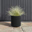 Pot à fleurs rond en plastique et pierre pour porche-710926307